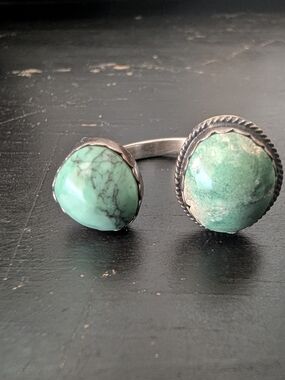 Elle Curly Jackson Adjustable Sterling Varasite Ring